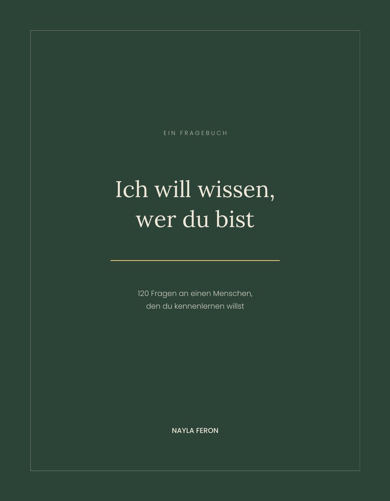 Start Ich will wissen, wer du bist